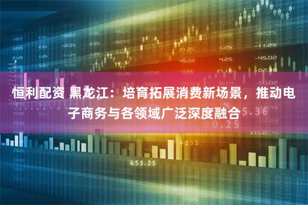 恒利配资 黑龙江：培育拓展消费新场景，推动电子商务与各领域广泛深度融合